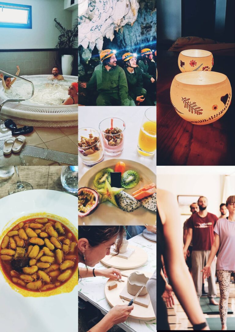 Experiencias de yoga y bienestar con esencia local. brunch, ceramica, surf,y oga en Asturias