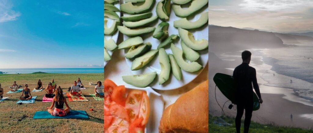 Eventos y retiros de yoga en Asturias. yoga y surf en playas de asturias.
