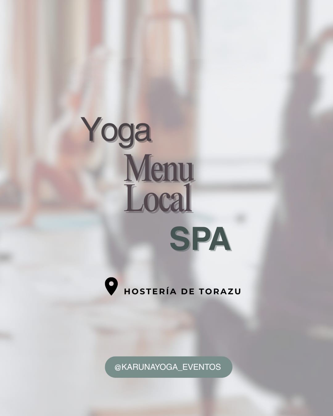 yoga menu spa