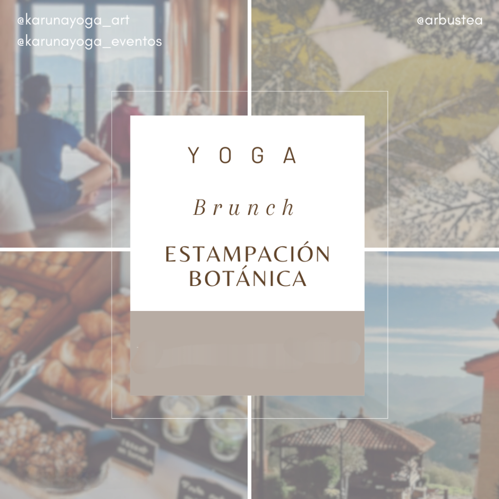 Yoga brunch estampación botanica