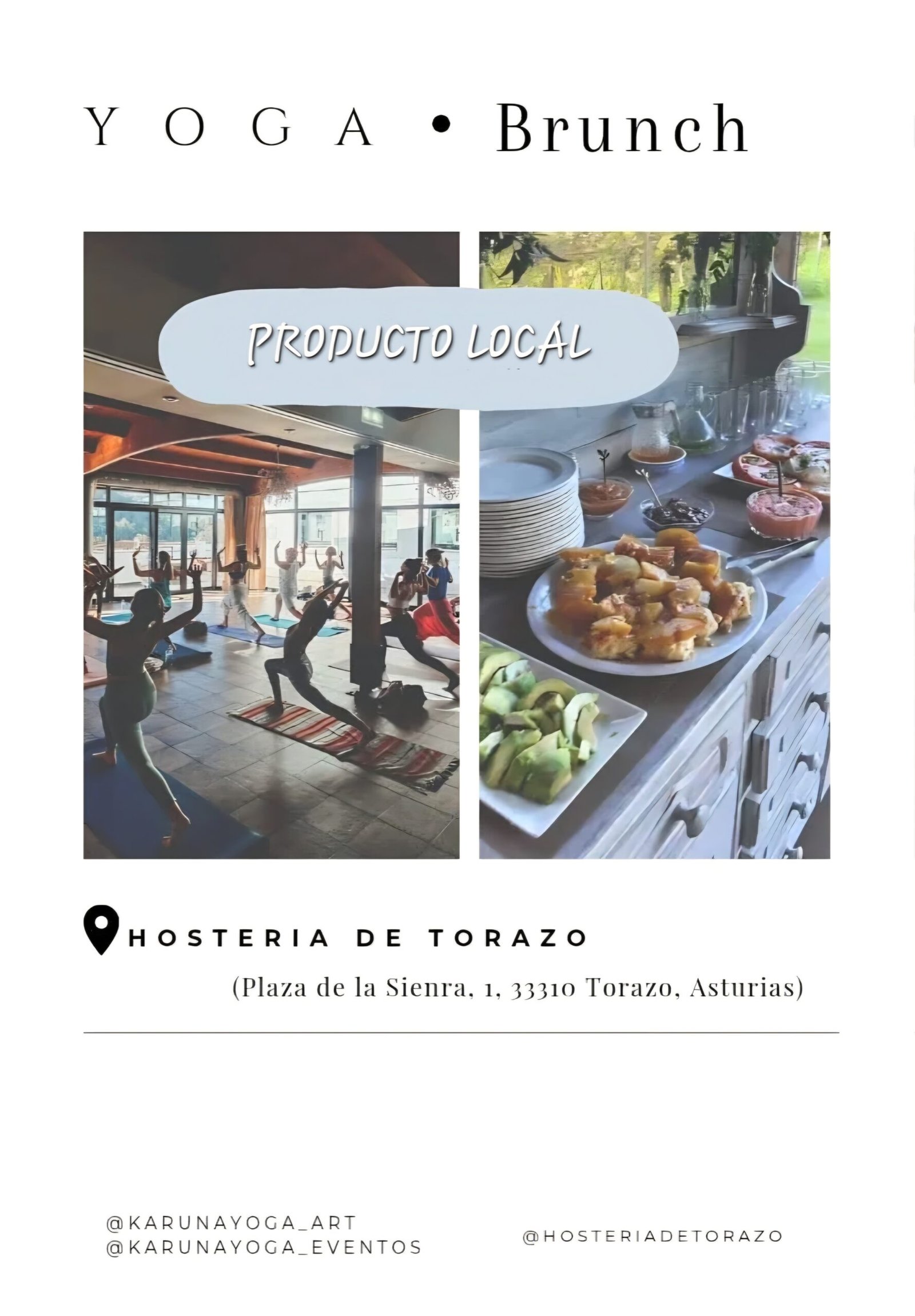 Yoga brunch Hostería de torazo