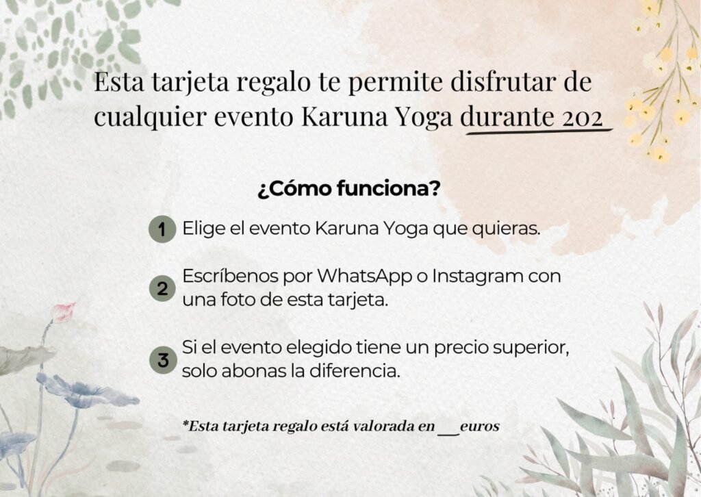 tarjeta regalo karuna experiencias asturias